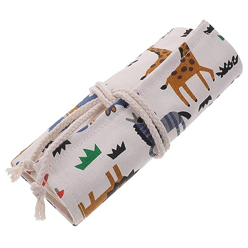 FONDOTIN Tragbare Stiftrolle Canvas Organizer für Buntstifte Robuster und Platzsparender Stifthalter für Künstler und Bürobedarf für Unterwegs FONDOTIN Tragbare Stiftrolle Canvas Organizer für Buntstifte Robuster und Platzsparender Stifthalter für Künstler und Bürobedarf für Unterwegs von FONDOTIN
