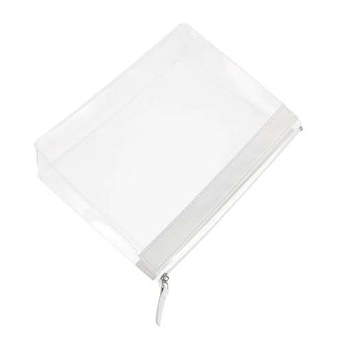 FONDOTIN Transparente wasserdichte Kosmetiktasche mit Reißverschluss Leichte Reise Waschbeutel für Damen Klarer Organizer Einfach zu Reinigen und Tragbar von FONDOTIN