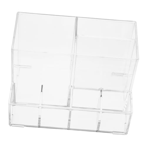 FONDOTIN Transparenter Acryl Make Up Pinselhalter mit Mehreren Fächern Langlebiger Kosmetik Organizer für Pinsel Eyeliner und Lippenstifte Praktische Aufbewahrungsbox für Am Schminktisch FONDOTIN Transparenter Acryl Make Up Pinselhalter mit Mehreren Fächern Langlebiger Kosmetik Organizer für Pinsel Eyeliner und Lippenstifte Praktische Aufbewahrungsbox für Am Schminktisch von FONDOTIN