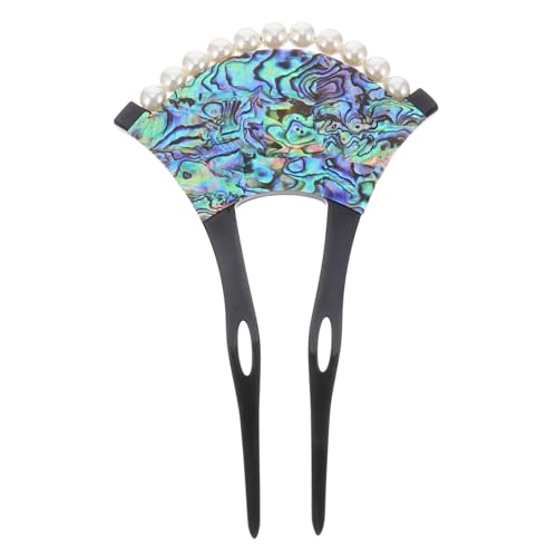 FONDOTIN U Förmige Vintage Haarnadel aus Acryl Haarklammer für Mädchen Antiker Haarschmuck Stilvoller Haarstab für Dickes und Lockiges Haar Traditionelles Design von FONDOTIN