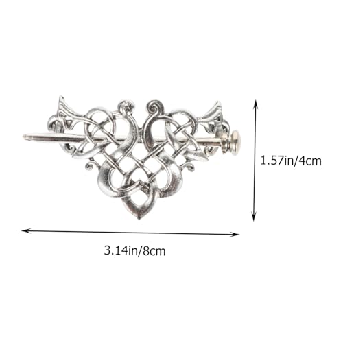 FONDOTIN Vintage Haarschmuck Damen Retro Haarnadel aus Hochwertiger Legierung Langlebiger Haarklammer für Zöpfe und Dutt Eleganter Ethno stil Haarschmuck für Alltag Hochzeit und Party von FONDOTIN