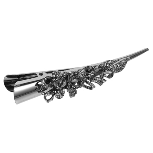 FONDOTIN Vintage Strass Haarklammer Großer Alligator Haarclip mit Funkelnden Kristallen für Damen Vielseitiger Haarschmuck für Party Hochzeit Alltag von FONDOTIN