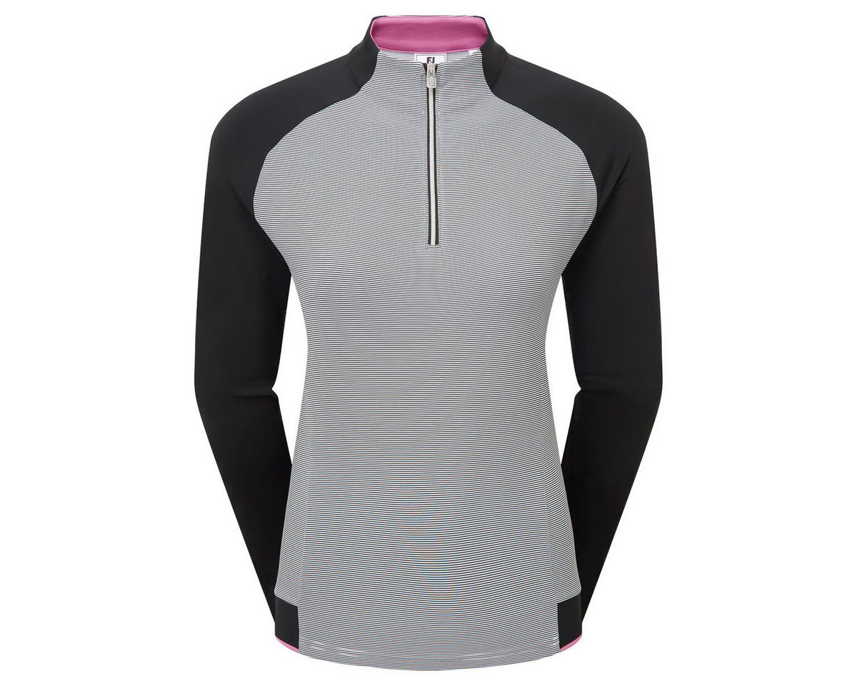 FOOTJOY Longsweatshirt FootJoy Layer Performance Midlayer Schwarz-Weiß Damen EU M von FOOTJOY