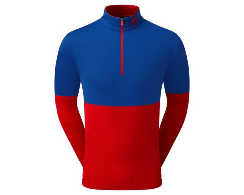 FOOTJOY Longsweatshirt FootJoy Midlayer Color Block Blau/Rot Herren EU L von FOOTJOY