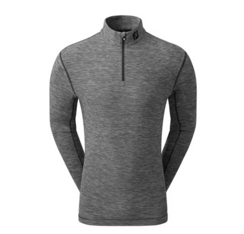 FOOTJOY Longsweatshirt FootJoy Midlayer Space Dye Chill-Out Schwarz/Grau Herren S von FOOTJOY
