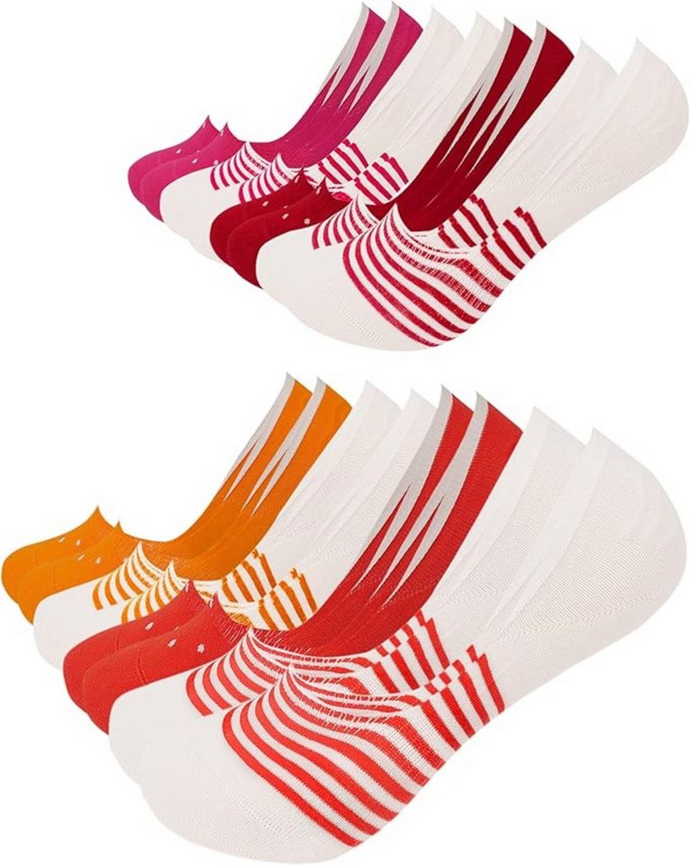 FOOTNOTE Füßlinge Reeve (8-Paar) unsichtbare Low Cut Sneakersocken, Invisible Socks mit Silikon von FOOTNOTE