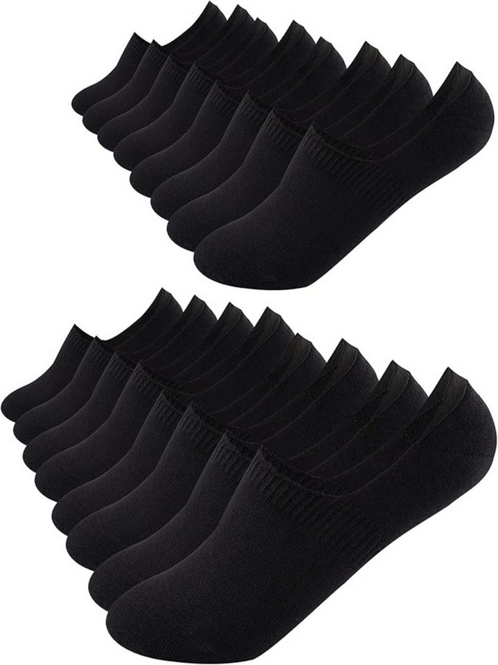 FOOTNOTE Füßlinge Robinson (8-Paar) unsichtbare Low Cut Sneakersocken, Invisible Socks mit Silikon von FOOTNOTE