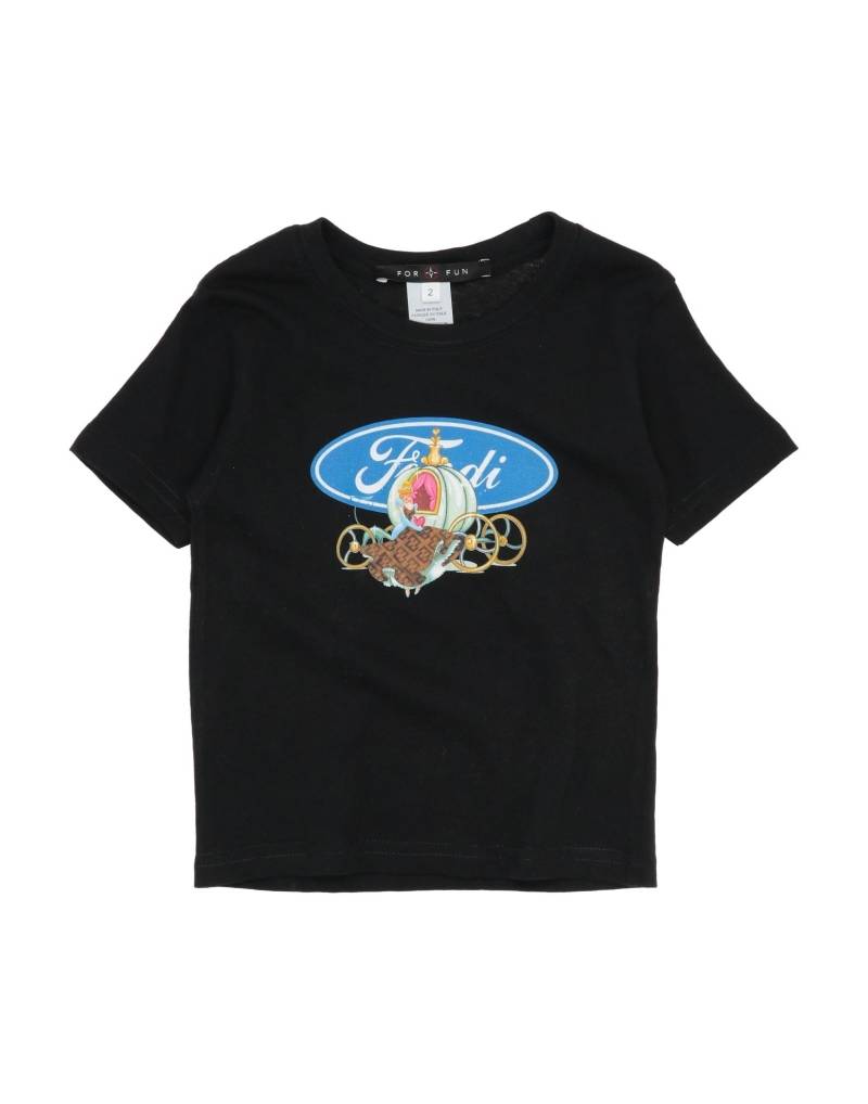 FOR FUN T-shirts Kinder Schwarz von FOR FUN
