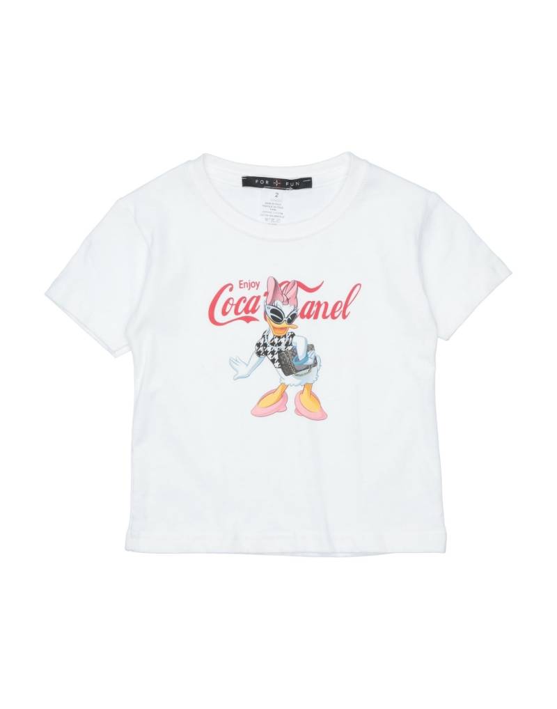FOR FUN T-shirts Kinder Weiß von FOR FUN