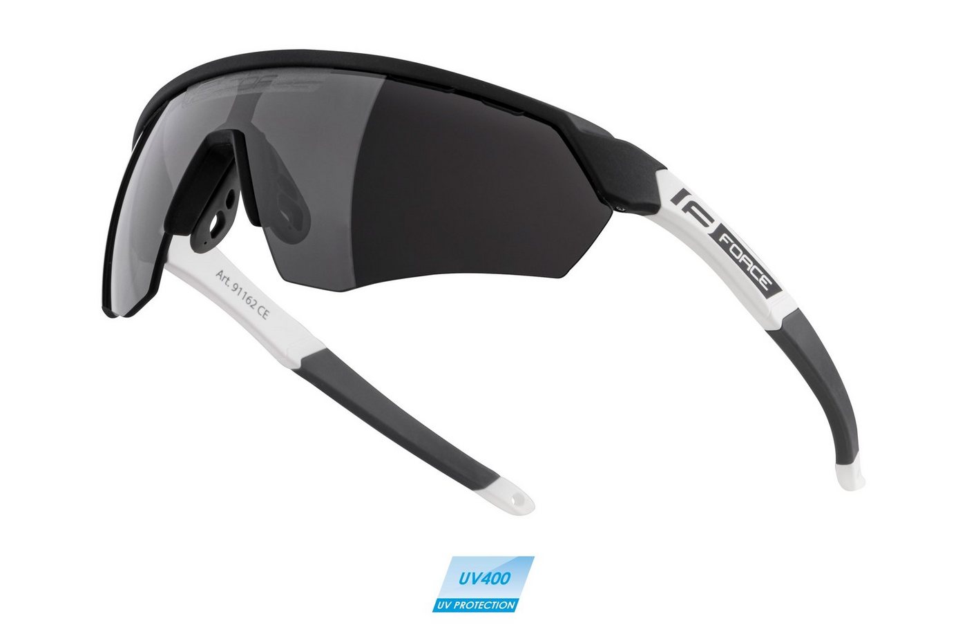 FORCE Fahrradbrille Sonnenbrille F ENIGMA weiss-grau von FORCE