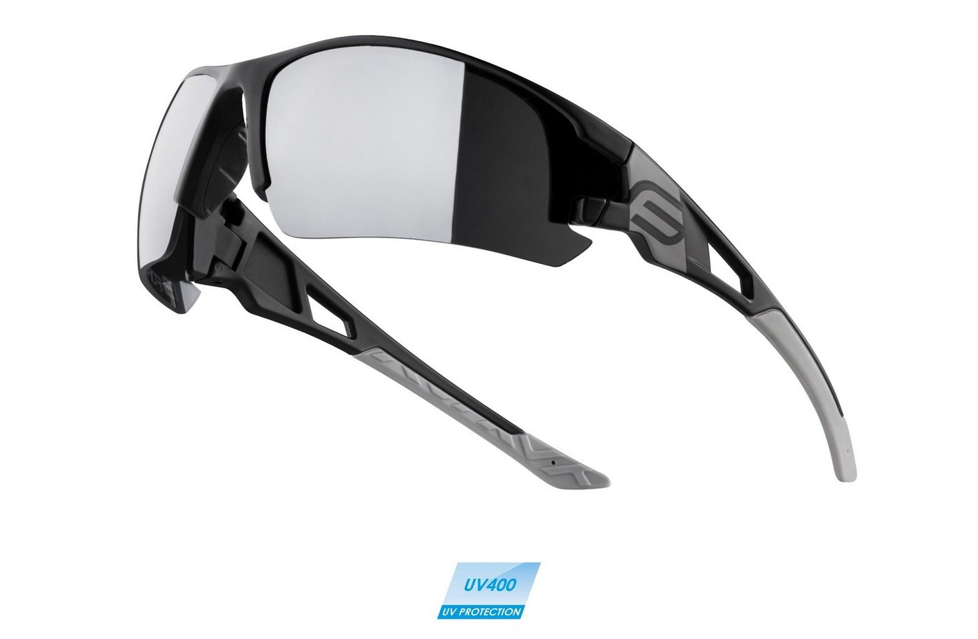 FORCE Fahrradbrille Sonnenbrille FORCE CALIBRE grau-schwarz von FORCE