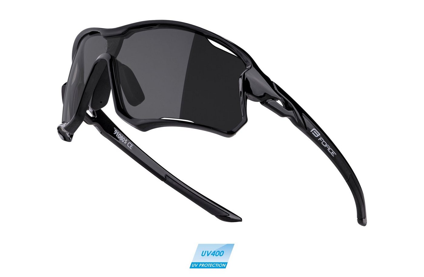 FORCE Fahrradbrille Sonnenbrille FORCE EDIE schwarz von FORCE