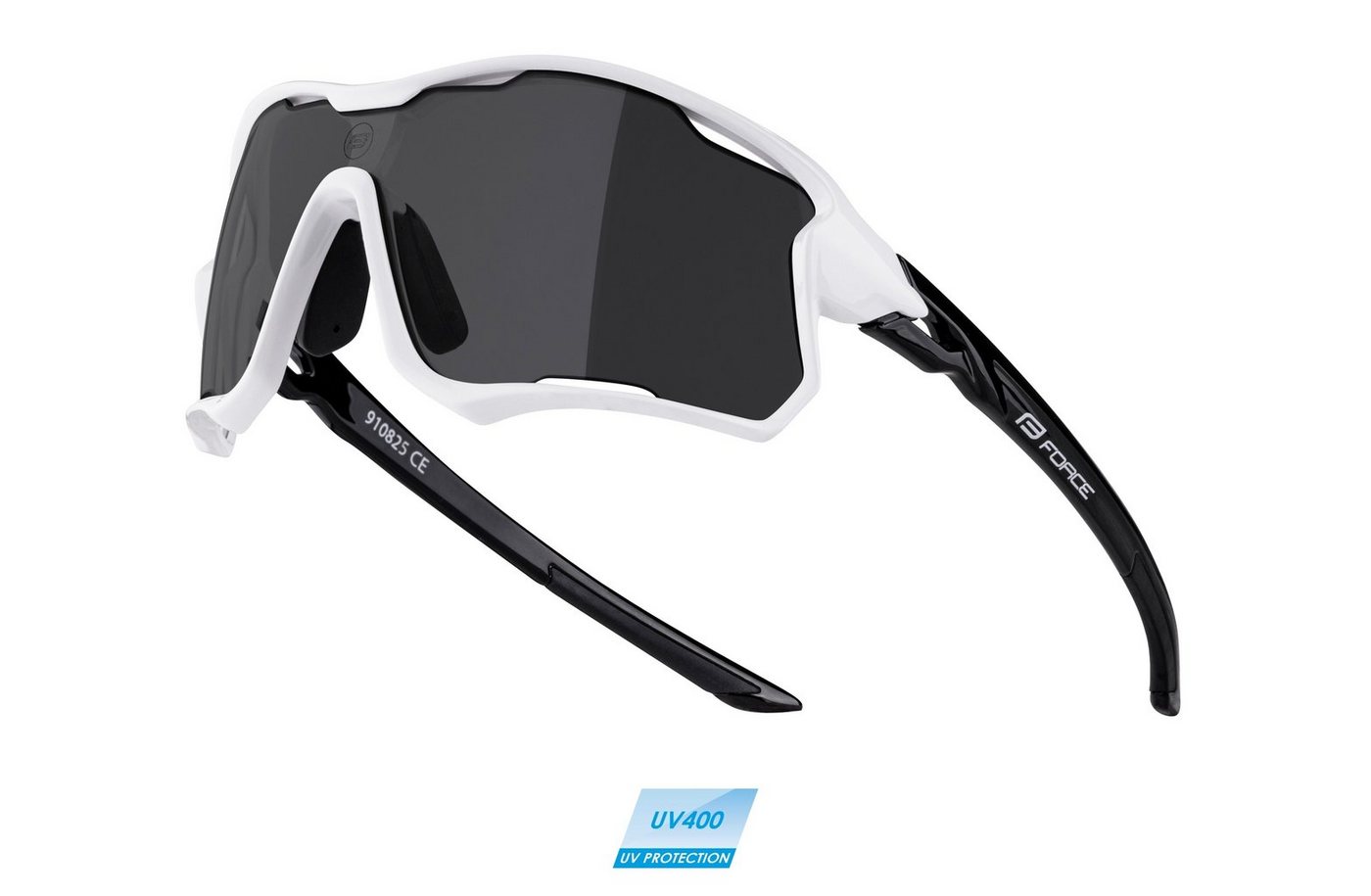 FORCE Fahrradbrille Sonnenbrille FORCE EDIE schwarz-weiss von FORCE