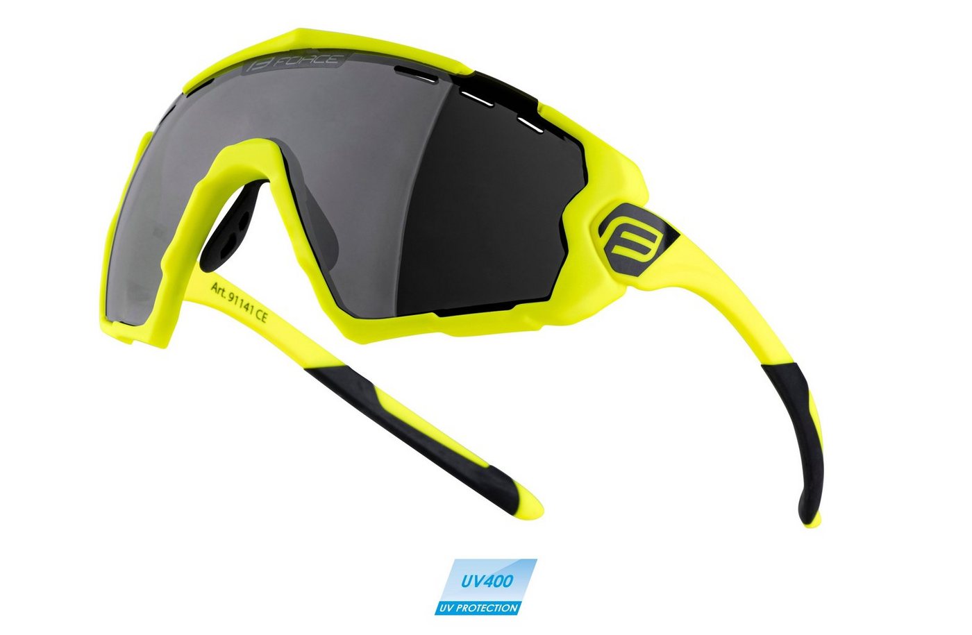 FORCE Fahrradbrille Sonnenbrille FORCE OMBRO gelb von FORCE