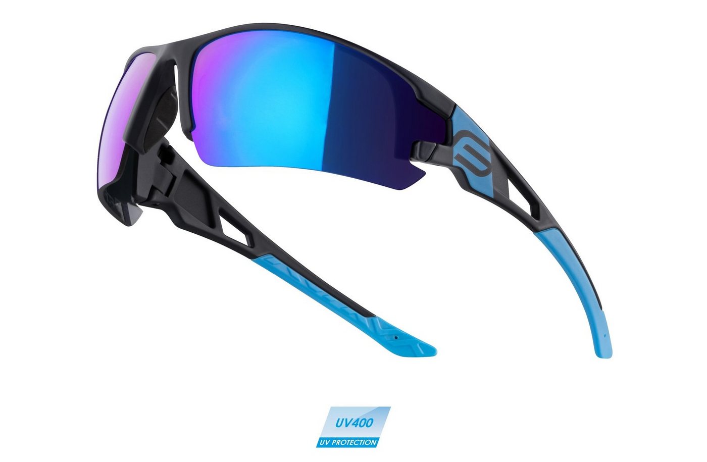 FORCE Fahrradbrille Sonnernbrille FORCE CALIBRE blue von FORCE