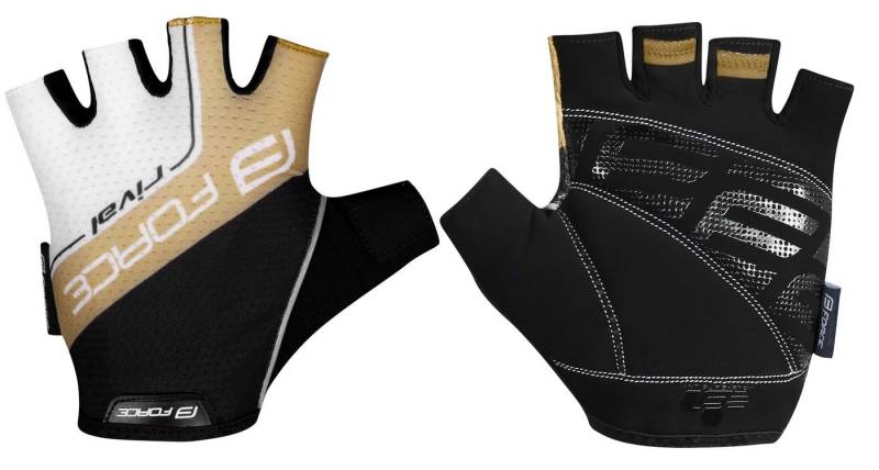 FORCE Fahrradhandschuhe Handschuhe FORCE RIVAL schwarz von FORCE