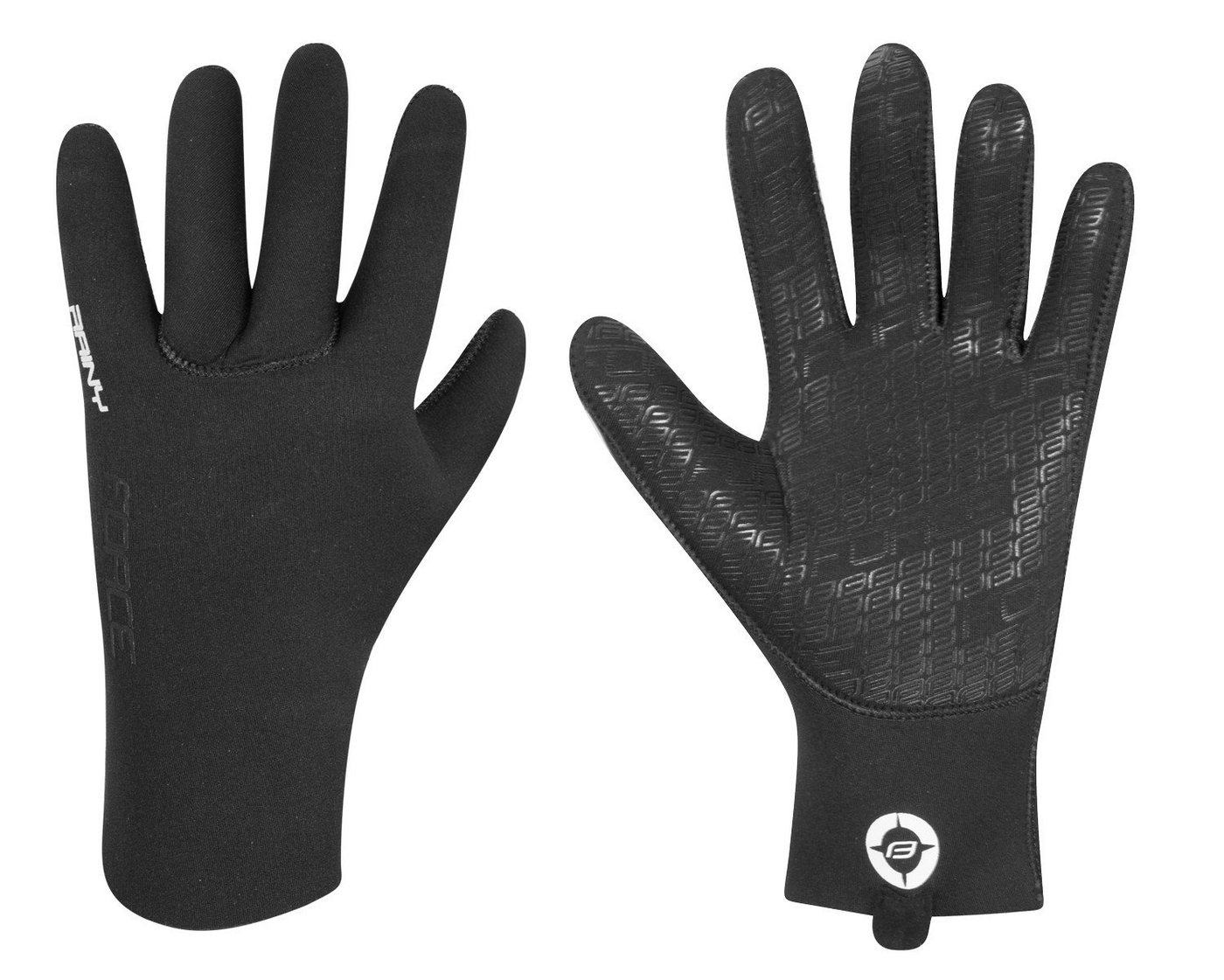 FORCE Fahrradhandschuhe Handschuhe neoprene FORCE RAINY schwarz von FORCE