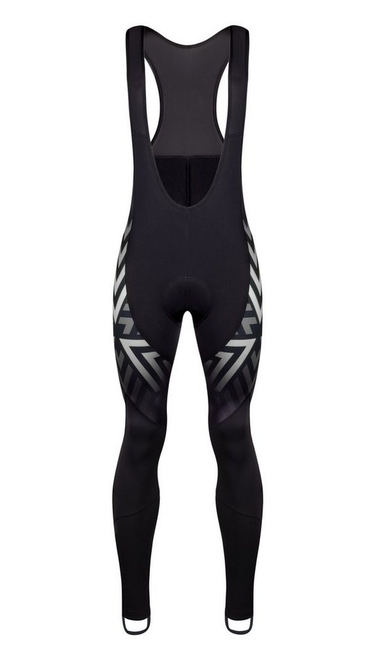 FORCE Fahrradhose FORCE Radhose SPIKE mit Pad schwarz- weiss +5 °C bis +15 °C von FORCE