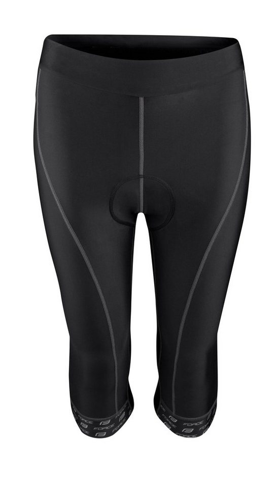 FORCE Fahrradhose Knielegging F LADY BIKE schwarz von FORCE