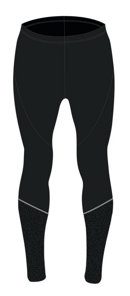 FORCE Fahrradhose Legging FORCE MAZE in schwarz von FORCE