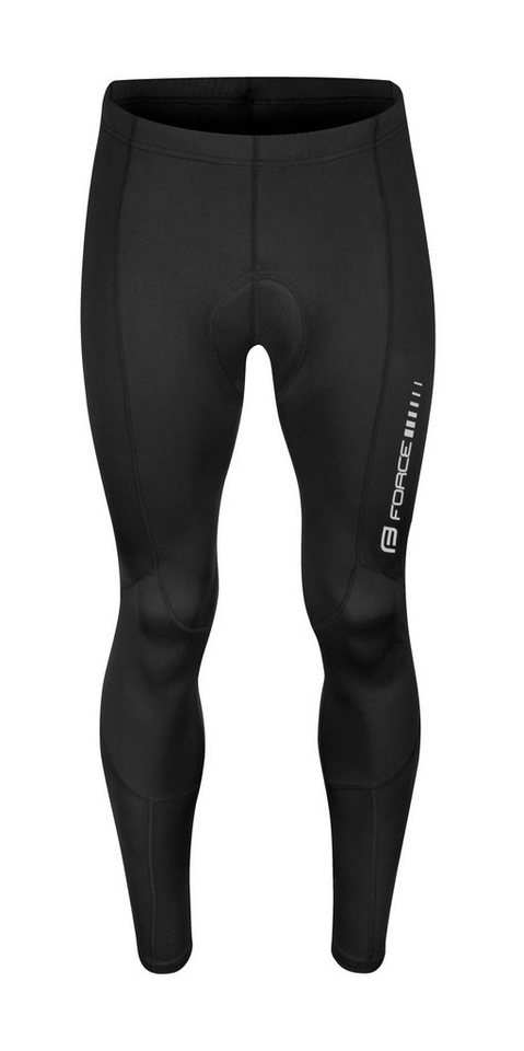 FORCE Fahrradhose Rad Hose FORCE Z68 mit Polster, schwarz 0 °C bis +10 °C %%% von FORCE