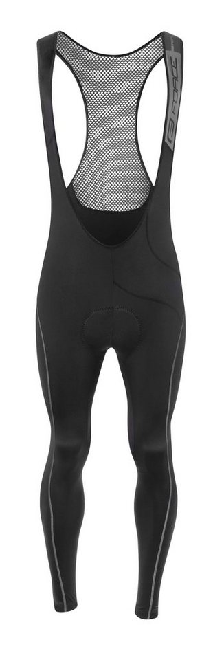 FORCE Fahrradhose Trägerhose FORCE REFLEX LINE mit Pad in schwarz 0 °C bis +10 °C von FORCE