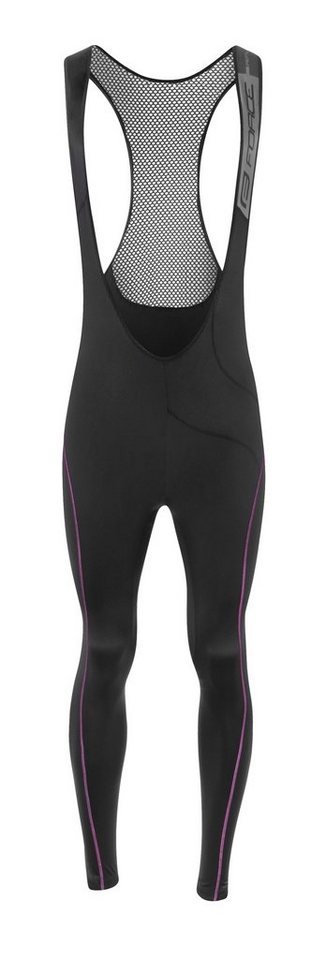 FORCE Fahrradhose Trägerhose REFLEX LINE LADY 0 °C bis +10 °C %%% von FORCE