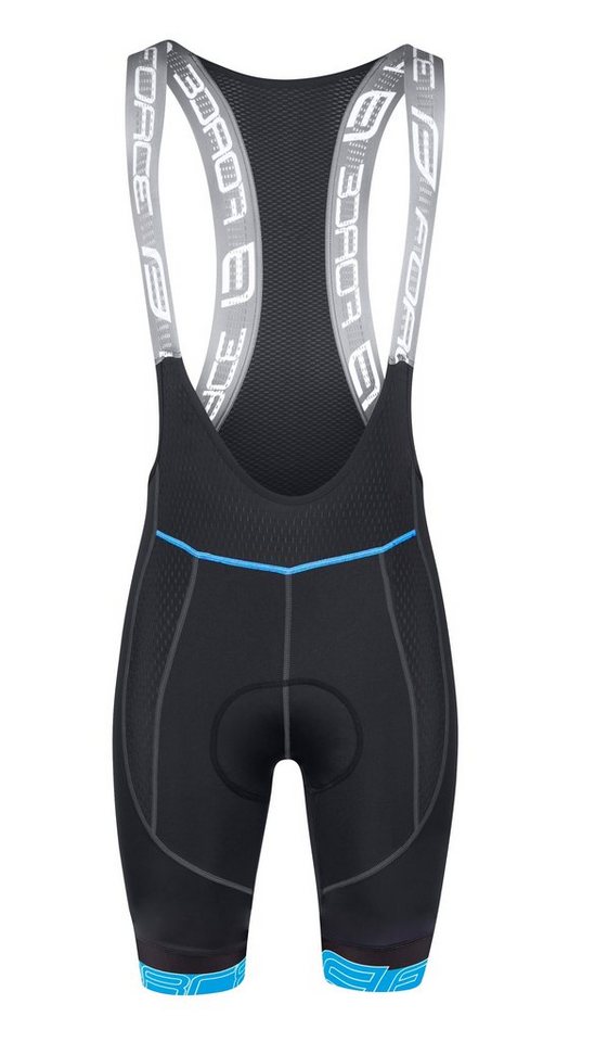 FORCE Fahrradhose bibshorts F FAME schwarz-blau von FORCE