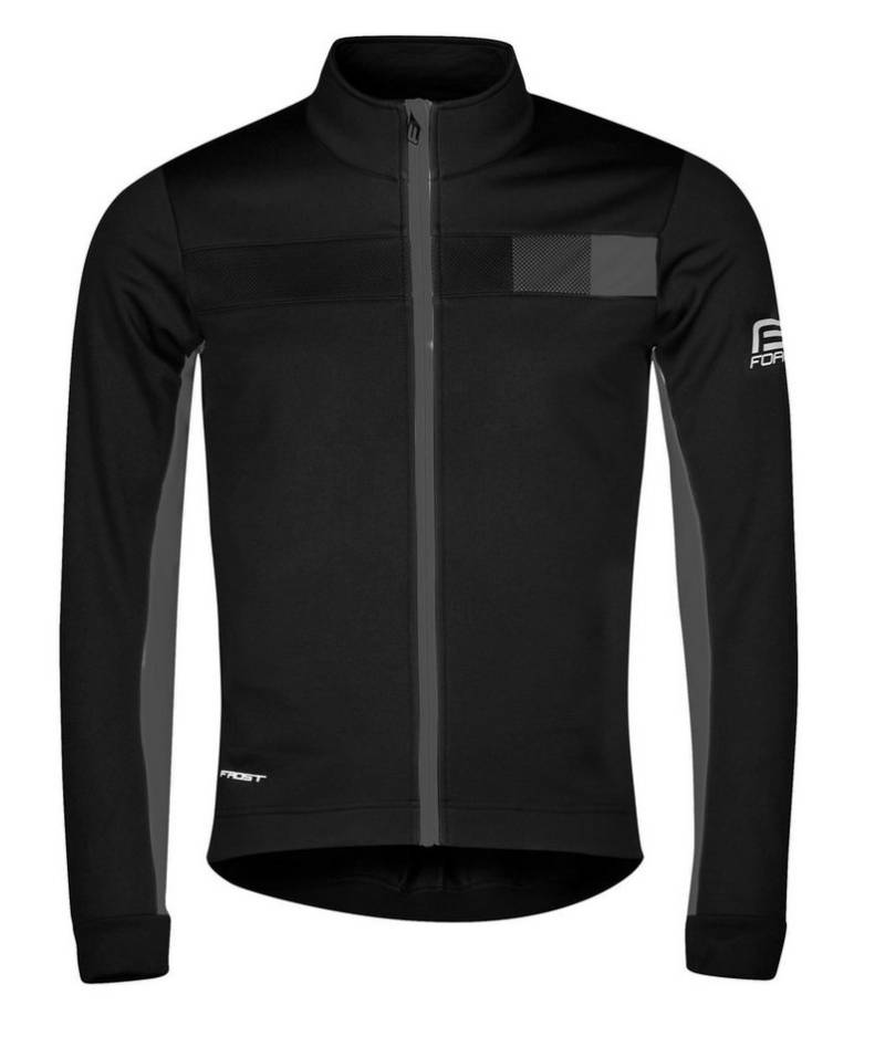 FORCE Fahrradjacke Jacke FORCE FROST softshell schwarz-grau -5 °C bis +5 °C %%% von FORCE