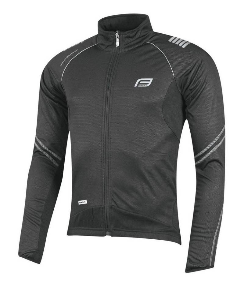 FORCE Fahrradjacke Winter Jacke FORCE X70 Winster grau-schwarz 0 °C bis +10 °C %%% * von FORCE