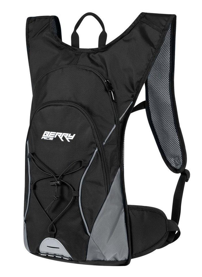 FORCE Fahrradrucksack Rucksack FORCE BERRY ACE 12 l grau -schwarz von FORCE