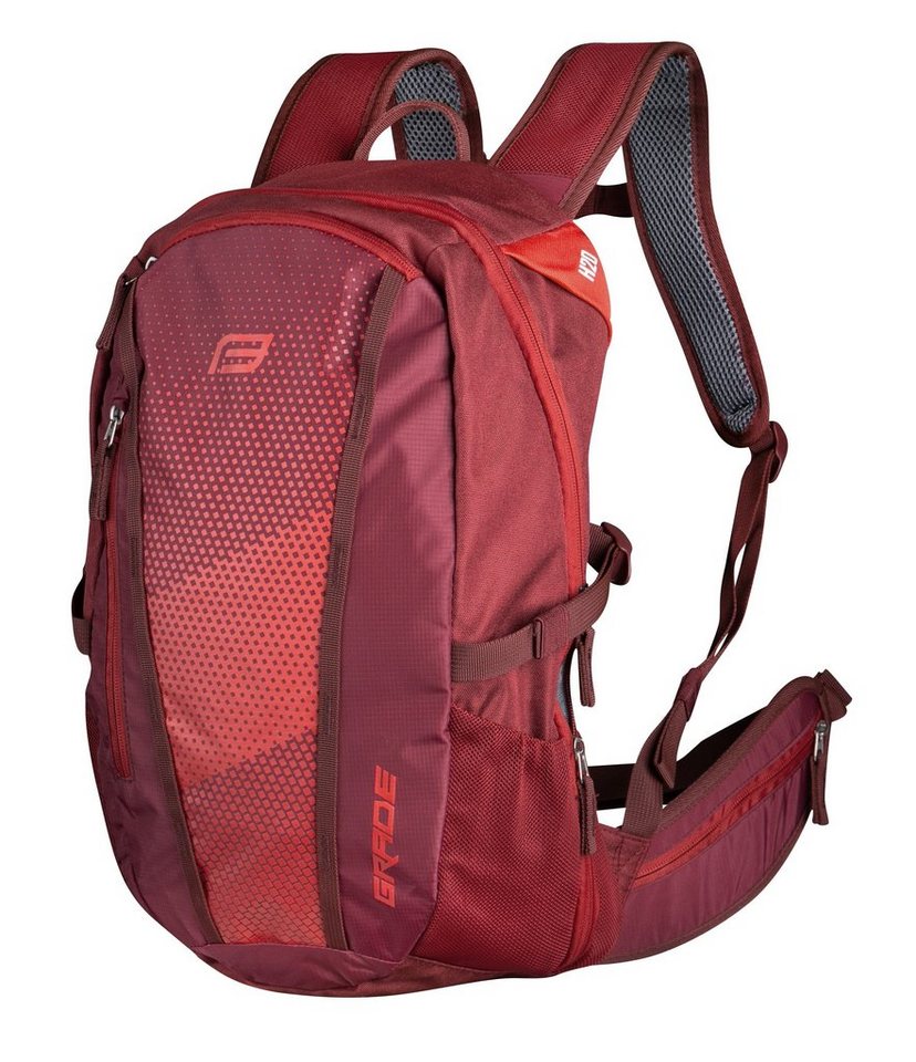 FORCE Fahrradrucksack Rucksack FORCE GRADE 22 l in Pastellrot von FORCE