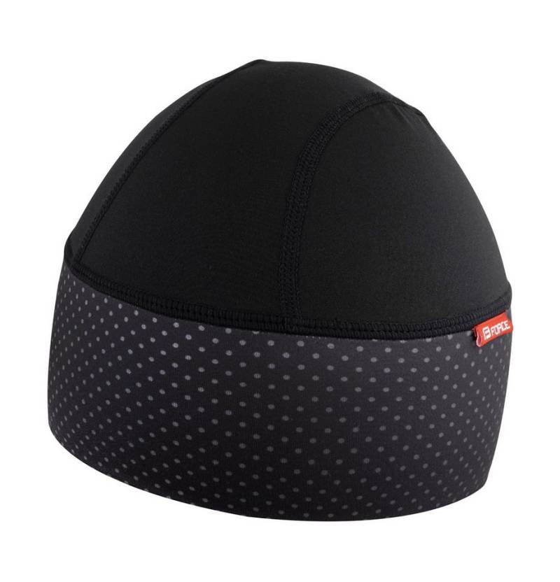 FORCE Fleecemütze hat/cap under helmet FORCE POINTS warm black L-XL von FORCE