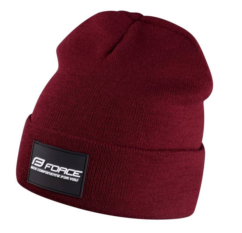 FORCE Fleecemütze hat winter FORCE BRAND claret von FORCE