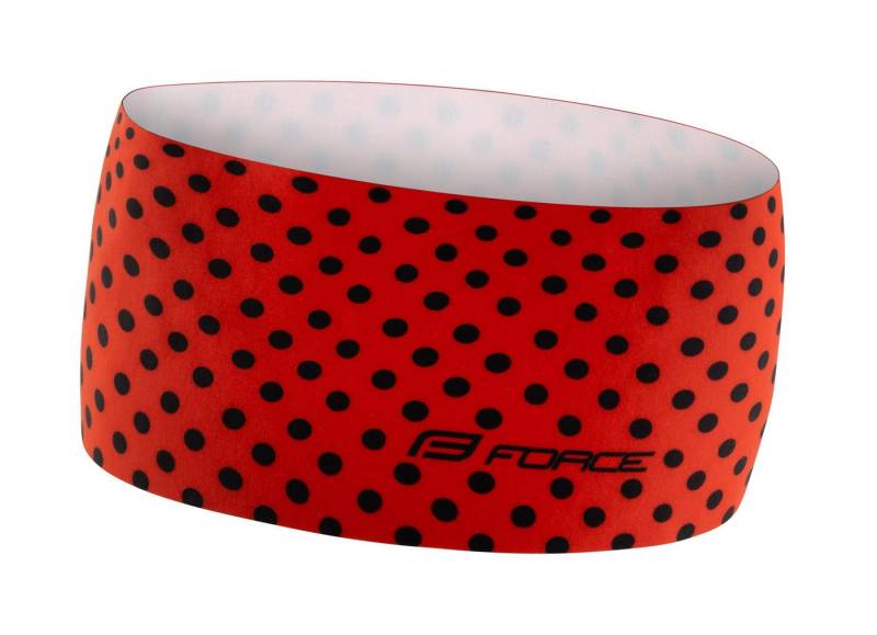 FORCE Fleecemütze headband FORCE POINTS sport wide red UNI von FORCE