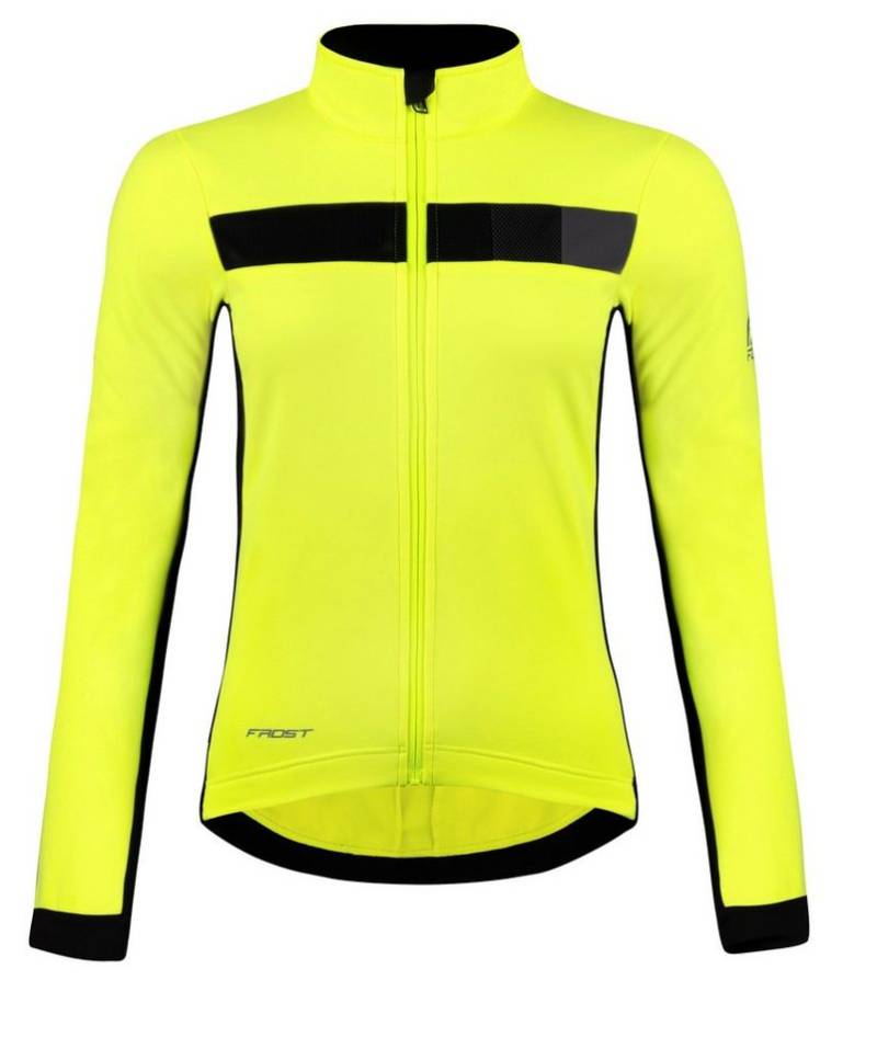 FORCE Fahrradjacke Jacke F FROST LADY Softshell fluor-schwarz Winter -5 °C to +5 °C %%%* von FORCE