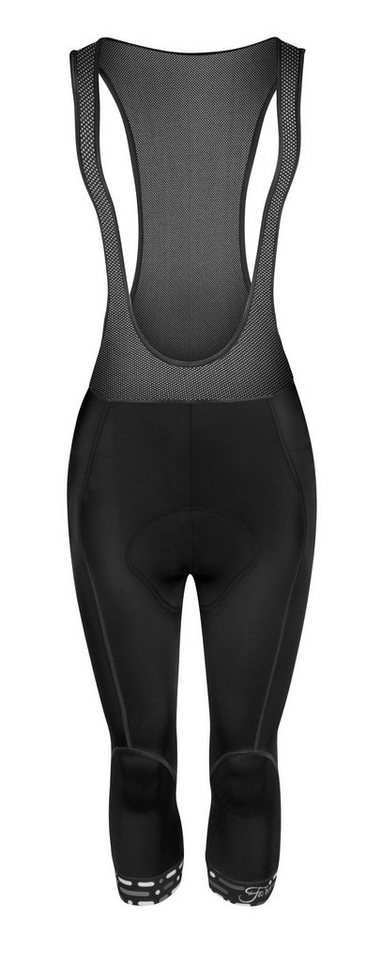 FORCE Fahrradhose Trägerhose 3/4 F STORY LADY schwarz %%% von FORCE