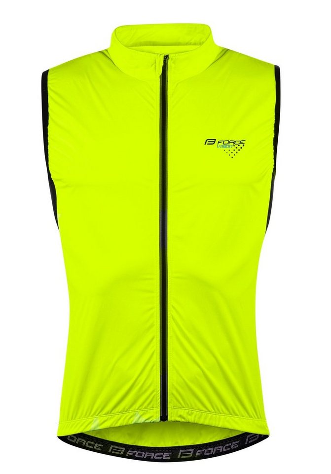FORCE Funktionsweste Weste FORCE VISION fluogelb +20 °C und darüber von FORCE
