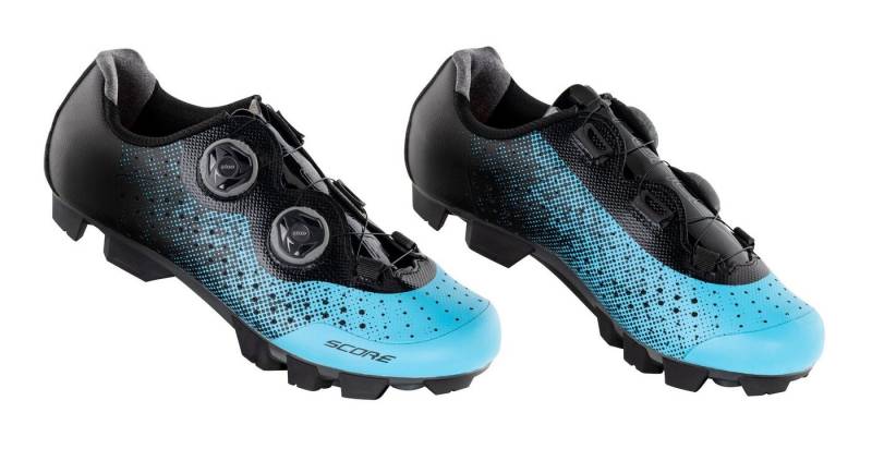 FORCE MTB Schuhe FORCE SCORE blau-schwarz %%% Fahrradschuh von FORCE
