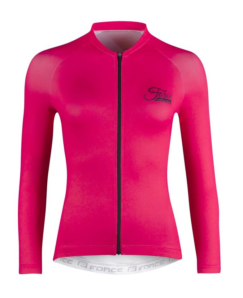 FORCE Radtrikot Jersey FORCE CHARM Lady langarm pink %%% von FORCE