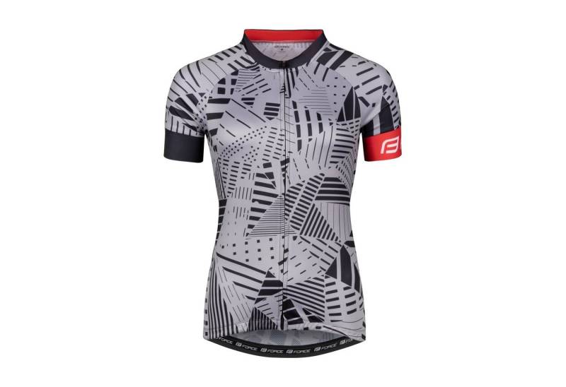FORCE Radtrikot Jersey FORCE SHARD LADY kurzarm, Grau %%% von FORCE