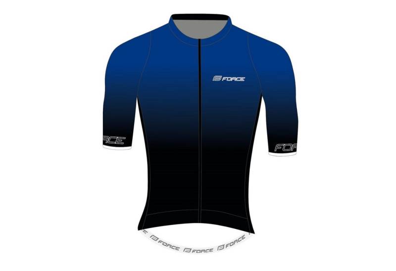 FORCE Radtrikot Trikot Force TEAM PRO 2 schwarz-blau %%% von FORCE