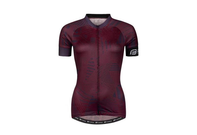 FORCE Radtrikot Trikot FORCE SHARD LADY kurzarm, Bordeaux %%%* von FORCE