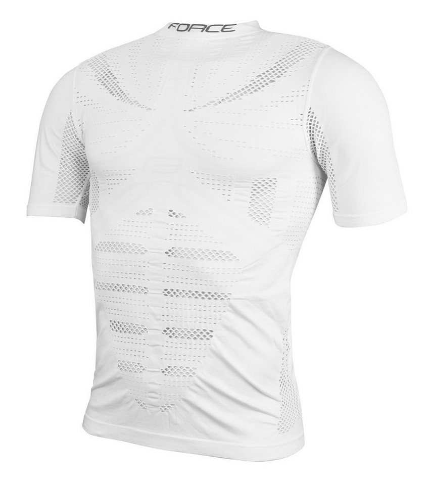 FORCE Thermounterhemd Techno T shirt F WIND weiss von FORCE