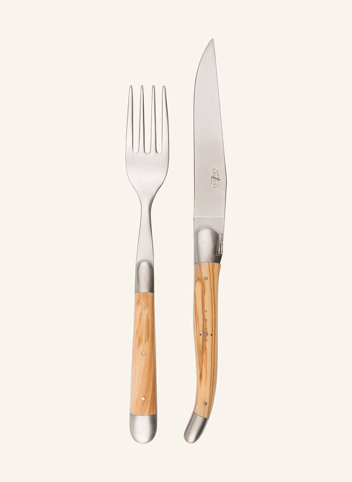 Forge De Laguiole 2-Tlg. Besteck-Set braun Forge De Laguiole 2-Tlg. Besteck-Set braun von FORGE DE LAGUIOLE
