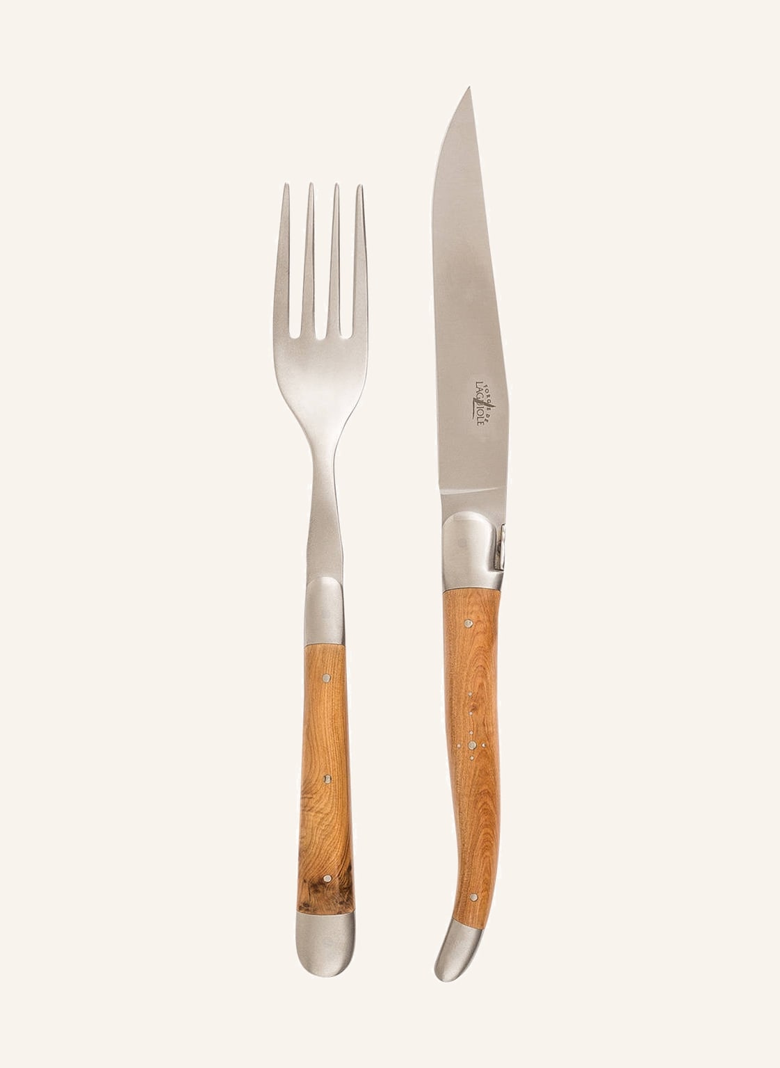 Forge De Laguiole 2-Tlg. Besteck-Set braun Forge De Laguiole 2-Tlg. Besteck-Set braun von FORGE DE LAGUIOLE