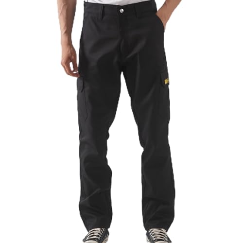 Herren-Cargohose mit mehreren Taschen, Arbeitshose mit Holster und Kniepolstertaschen, Arbeitshose für Herren, ideal für Bauarbeiten, Bauarbeiter, Elektriker und Gartenarbeit, Schwarz , 40 W/32 L Herren-Cargohose mit mehreren Taschen, Arbeitshose mit Holster und Kniepolstertaschen, Arbeitshose für Herren, ideal für Bauarbeiten, Bauarbeiter, Elektriker und Gartenarbeit, Schwarz , 40 W/32 L von FORJA