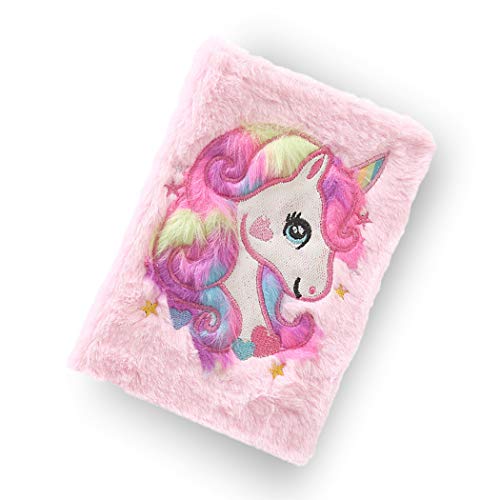 FORLADY Einhorn Plüsch Notizbuch 3D Cute Animal Designs Notizblock Leichtes Pulver FORLADY Einhorn Plüsch Notizbuch 3D Cute Animal Designs Notizblock Leichtes Pulver von FORLADY