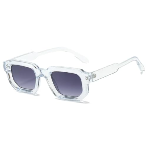 FORLUZ Beliebte Mode Damen Blue Tea Sonnenbrille Shades UV400 (Transparent Grau) von FORLUZ