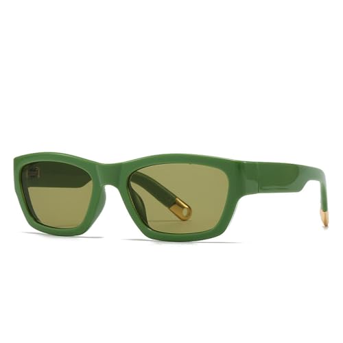 FORLUZ Beliebte Mode Herren Sonnenbrillen Damen Farbverlauf UV400 (Grün Grün) von FORLUZ